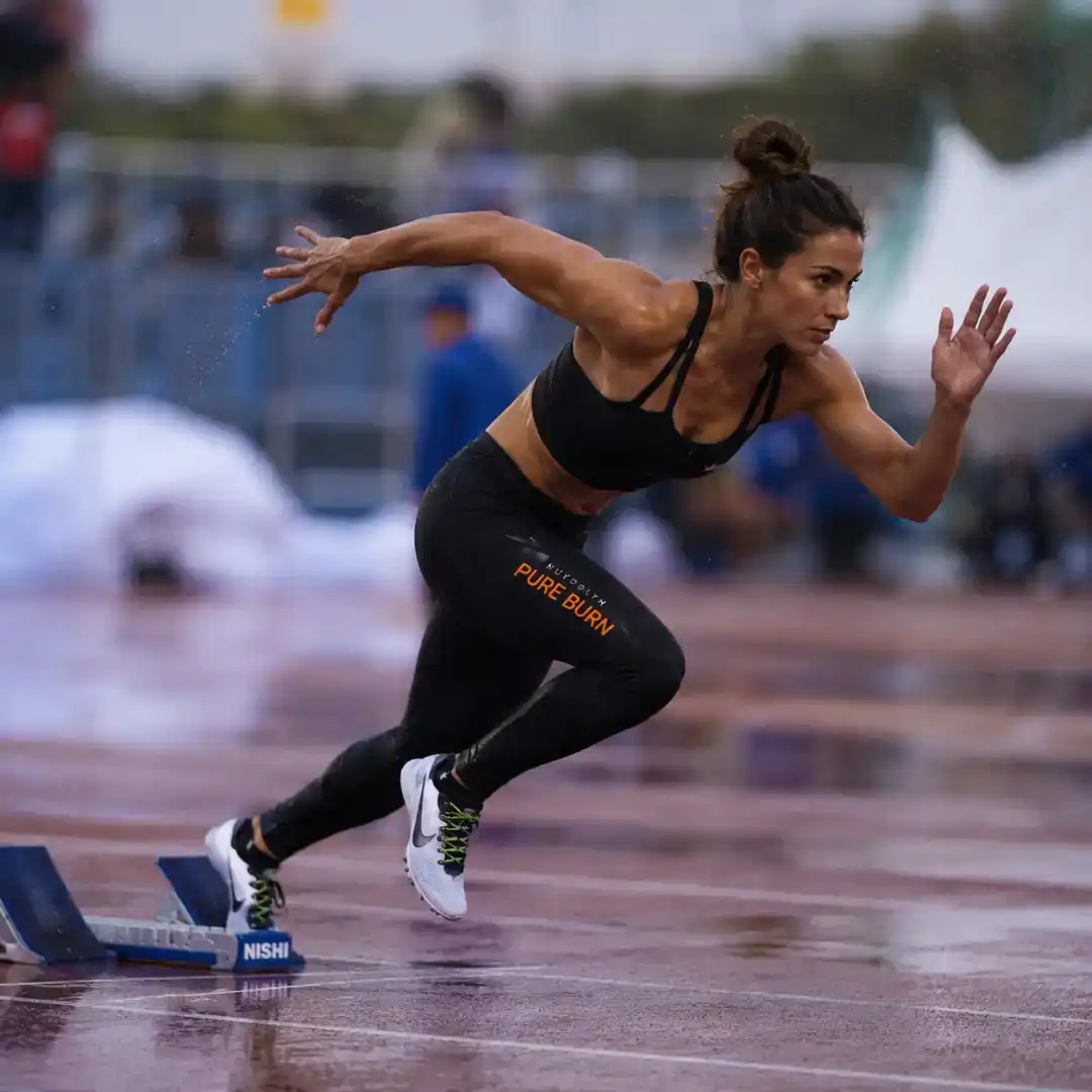 Athlete training — Nuvorlyn brand photography